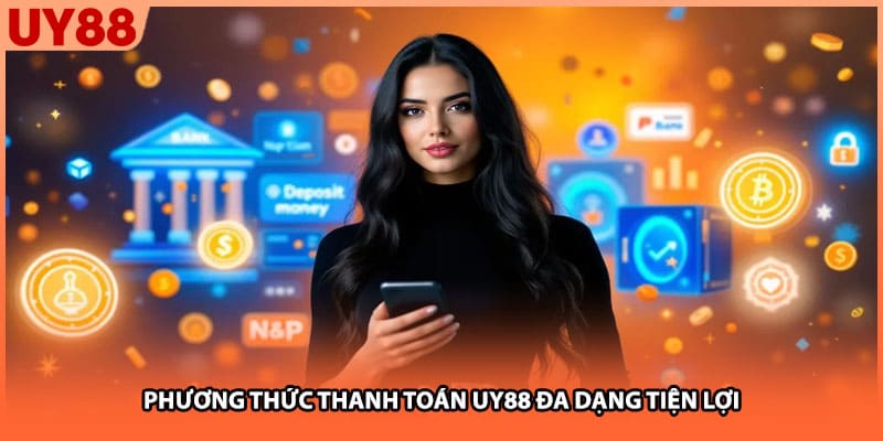 Phương thức thanh toán UY88 đa dạng tiện lợi